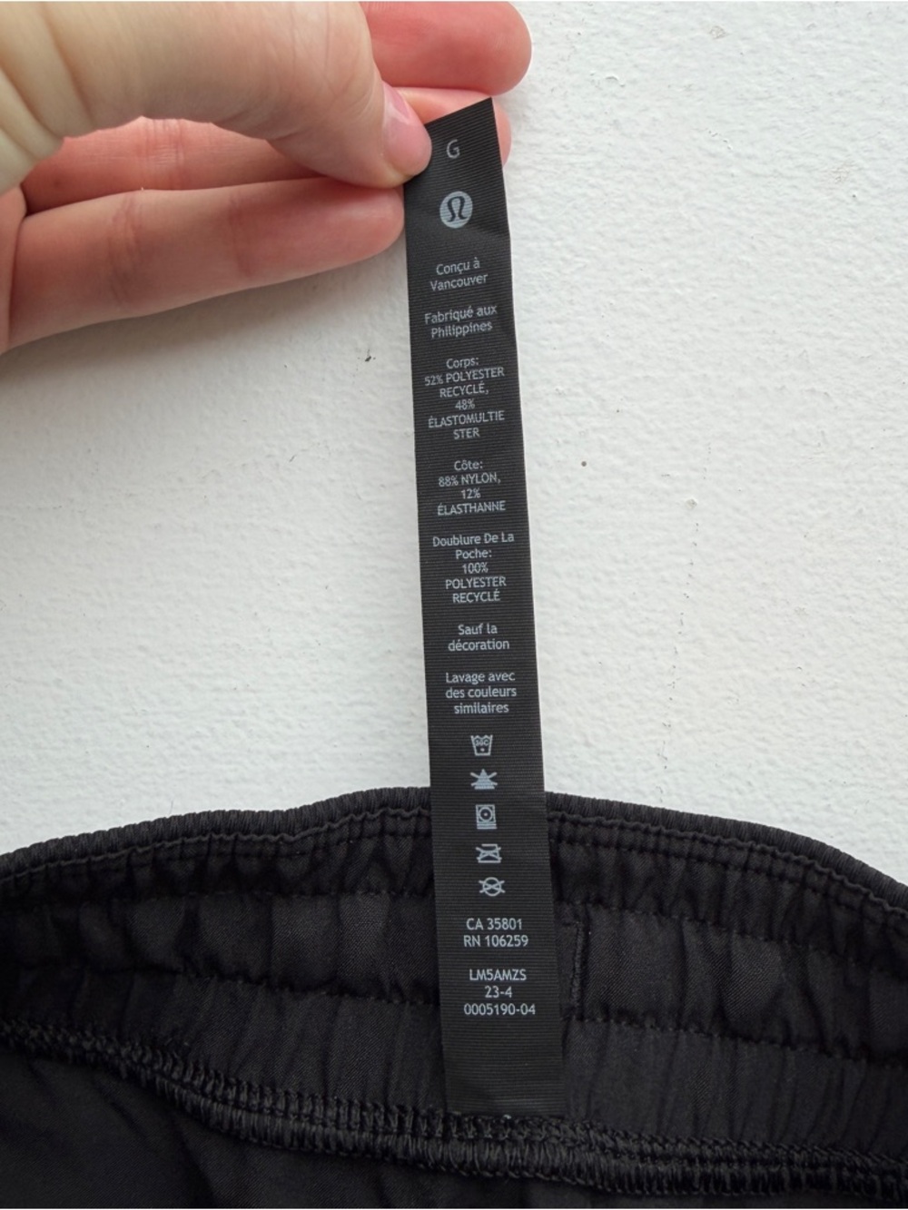 Lululemon Men’s ABC Jogger Black Pants Large - Picture 5 of 10